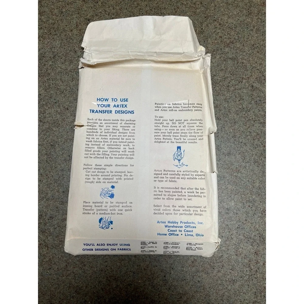 Vintage Artex transfer designs‎